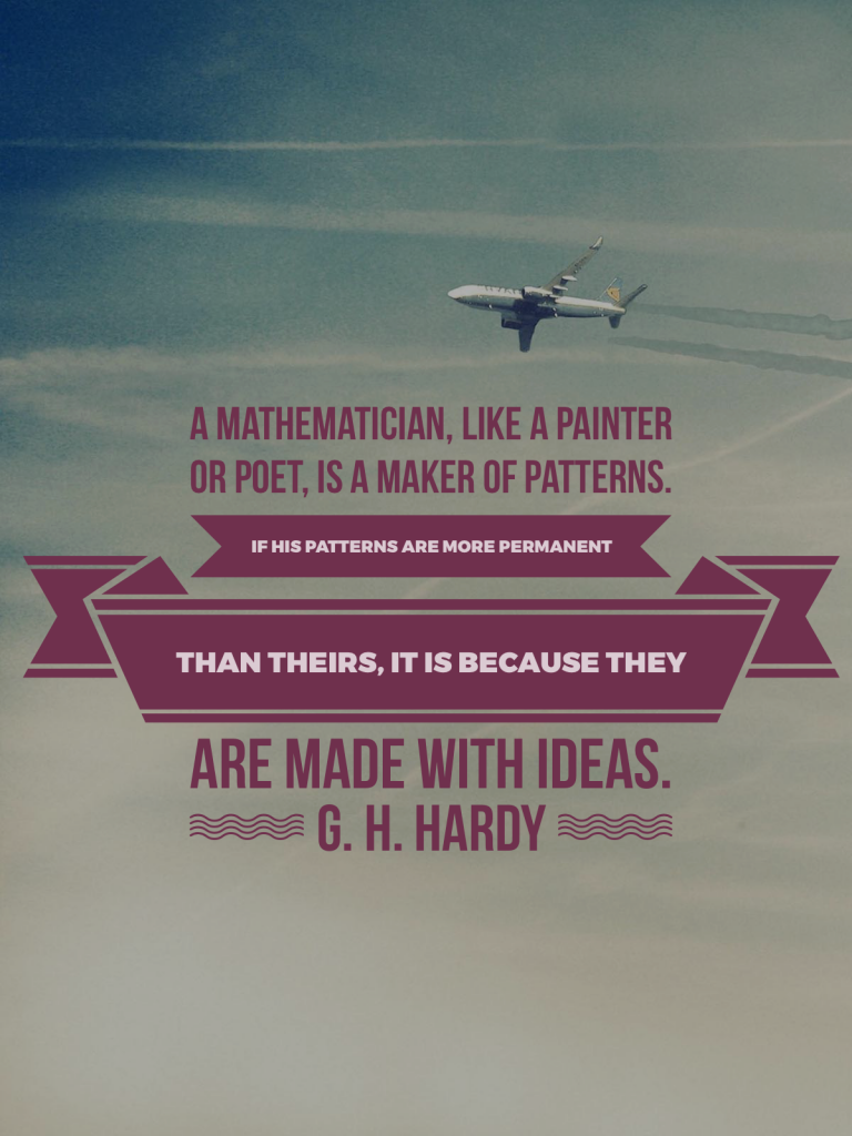 Quote Math Patterns Mathematician’s Quote Posters – MathematicsAndCoding